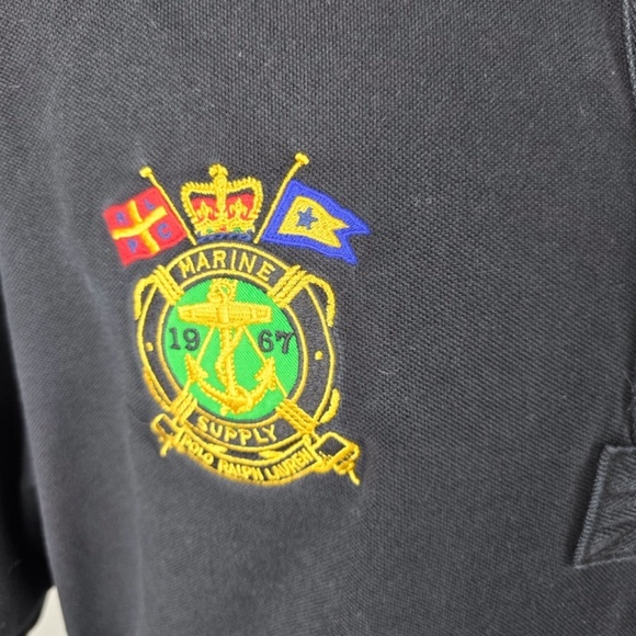 Polo Ralph Lauren Men's Marine Supply 1967 Large Pony Golf Polo Shirt Size 3XB - Picture 3 of 10
